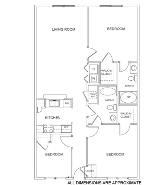 Floor Plans Park Place Apartments