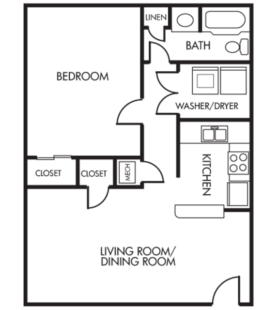 Floor Plans Bayview Terrace Apartments in Norfolk, VA