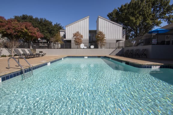 This is a photo of the swimming pool at The Biltmore Apartments, in Dallas, TX.