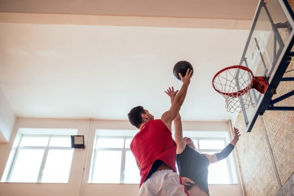 indoor basketball court at Manor Way Apartments in Everett, WA 98204
