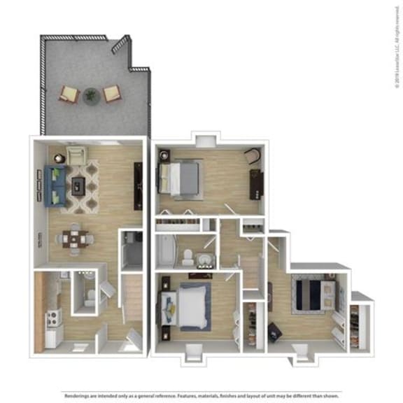 Floor Plans of Stratford Hills in Richmond, VA