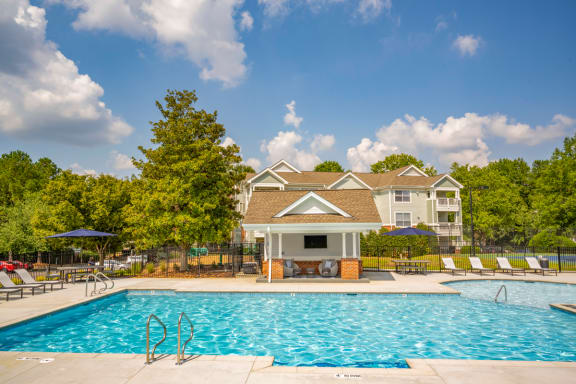Resort Style Pool With Sundeck, Cambridge Apartments