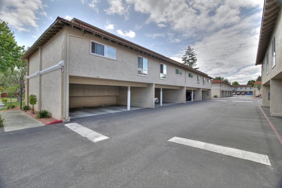 Covered Parking With Garages at Casa Alberta Apartments, Sunnyvale, CA 94087
