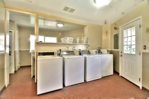 laundry facilities at Latham Court, Mountain View, CA, 94040