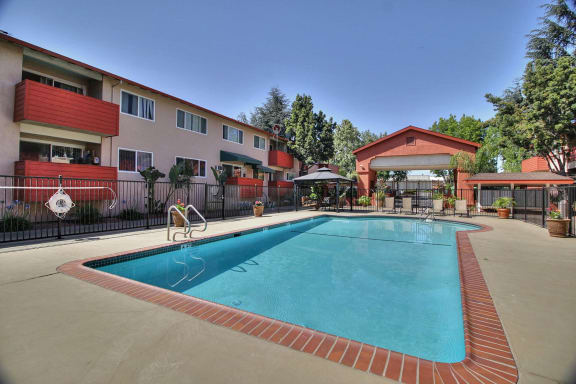 resort style pool at Californian, Mountain View, CA