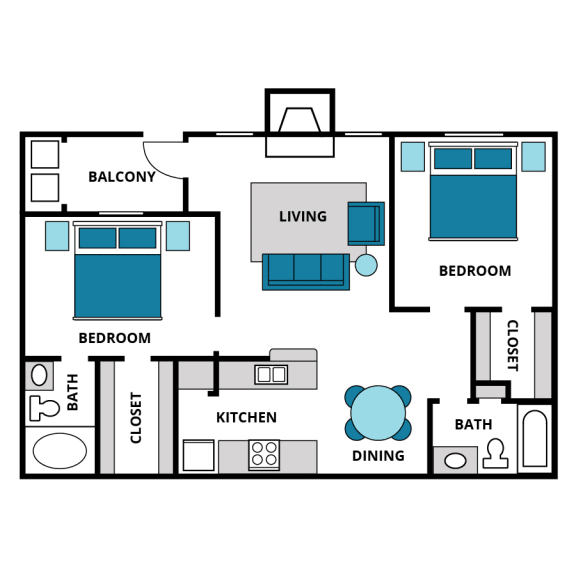 Floor Plans of Estelle Creek North in Irving, TX