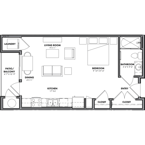 Studio, 1 & 2 Bedroom Apartments in Phoenix, AZ Kalon Luxury Apartments