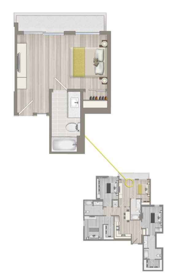Ascent Furnished Co-Living Primary Suite C1C Ascent Furnished Co-Living Primary Suite C1C