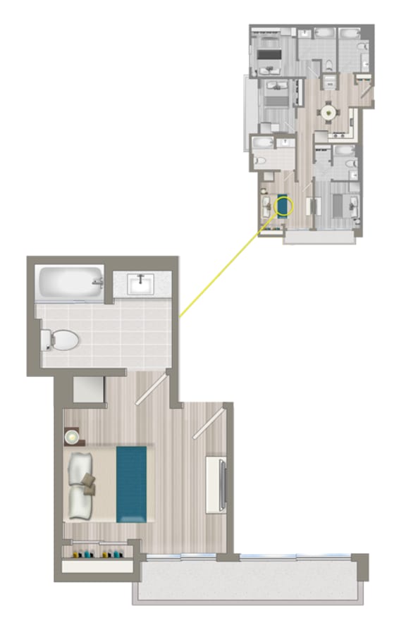 Ascent Furnished Co-Living Primary Suite C5B Ascent Furnished Co-Living Primary Suite C5B