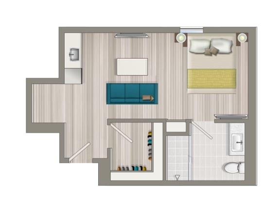 Furnished Studio Boutique Suite EB4D