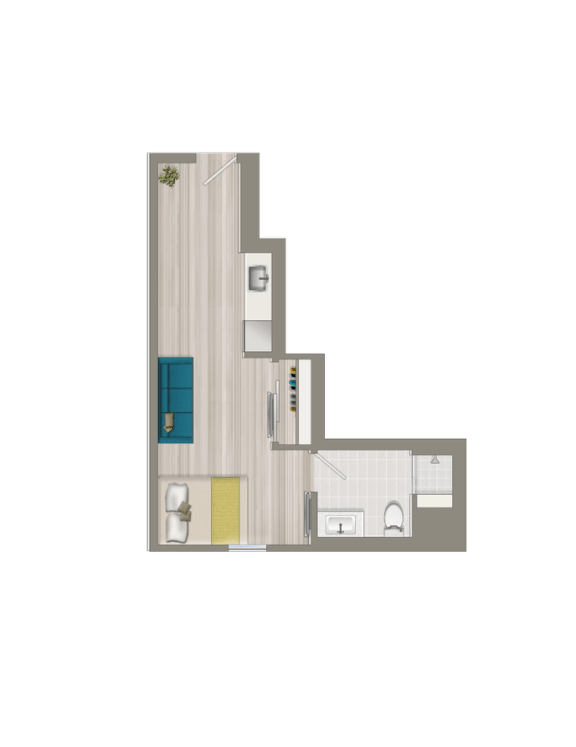 Furnished Studio Boutique Suite EC2