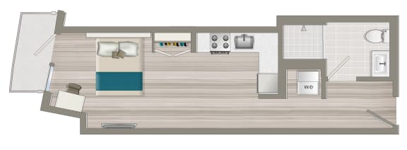 Furnished Junior Boutique Suite B at NMS La Jolla, Los Angeles, 90048