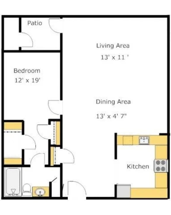 1 & 2 Bedroom Apartments in El Cerrito Del Norte Place Apartment Homes