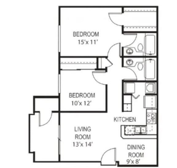 1 & 2 Bedroom Apartments in Tempe Garden Grove Apartments