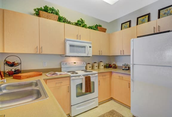 Modern Kitchen at Greenfield Village in San Diego, CA