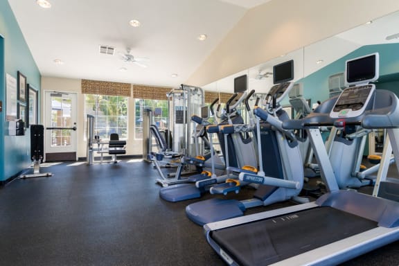 Fully Equipped Fitness Center at The Landing, San Diego, California
