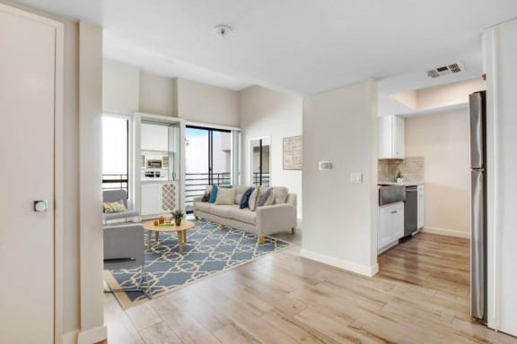 Wood Inspired Plank Flooring at The Kenmore Los Feliz, Los Angeles