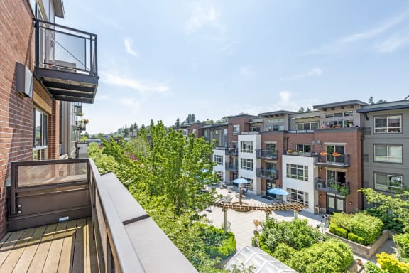 Street View from the Balcony at The Corydon, Seattle