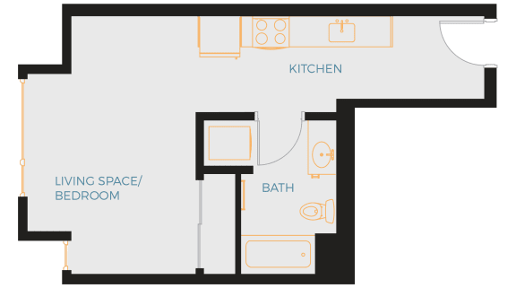 Floor Plans of Axletree Apartments in Milwaukie, OR