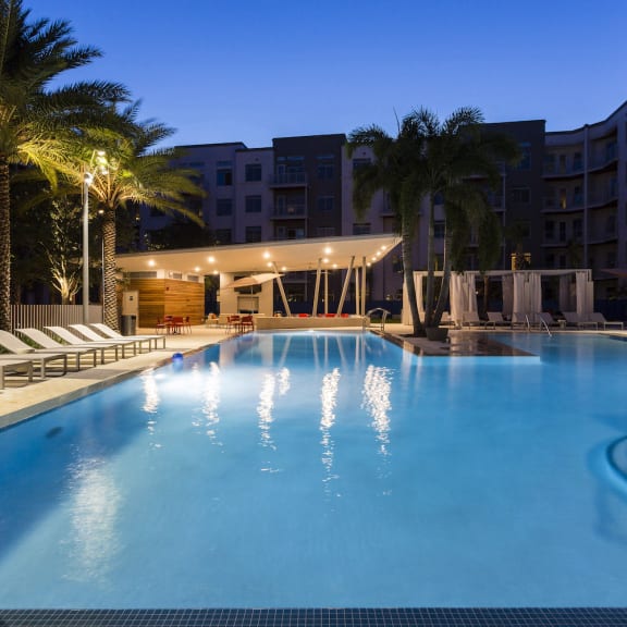 Pool at Landon House Apartments in Orlando, FL