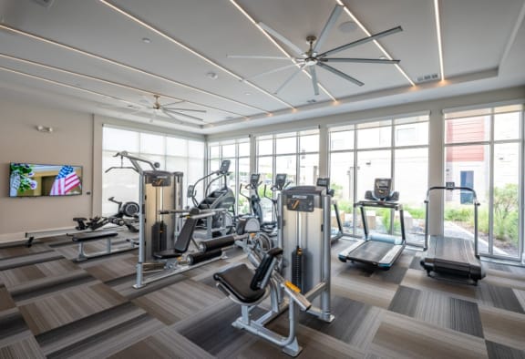 Fitness Center|26 at City Point Apartments