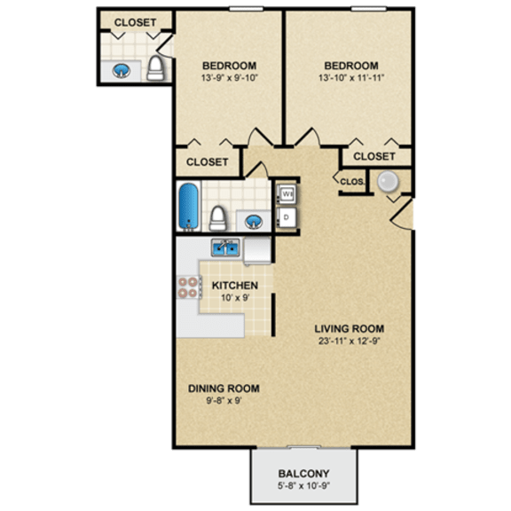 1, 2 & 3Bed Apartments in Overland Park, KS Preston Court