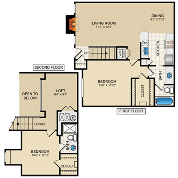 1 & 2Bd Apartment Homes in Overland Park, KS Waterford Place