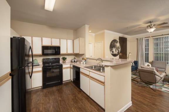kitchen in northwest houston apartments
