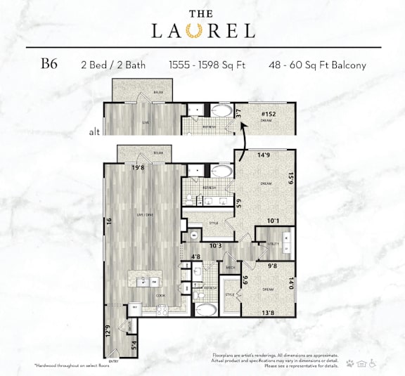 The Laurel Preston Hollow Floor Plans Apartments Near SMU