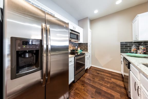 stainless steel appliances in dallas texas apartments