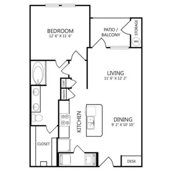 Floor Plans of Oakwood Crossing in College Station, TX