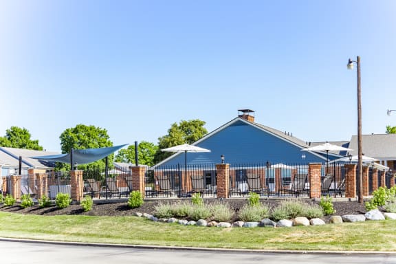 Sun Deck And Poolside Cabanas at Governor Square Apartments, Carmel, 46032
