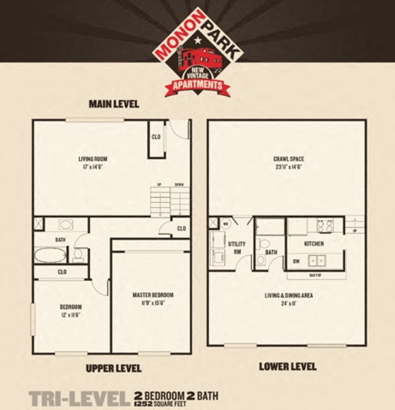 Studio, 1, 2 & 3 Bedroom Apartments in Broad Ripple Monon