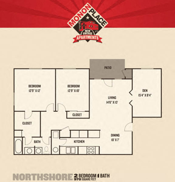 Studio, 1, 2 & 3 Bedroom Apartments in Broad Ripple Monon