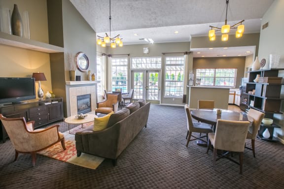 Clubhouse Interior at Steeplechase at Shiloh Crossing, Indiana, 46123
