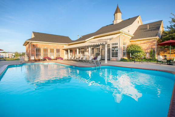 Crystal Clear Swimming Pool at Steeplechase at Shiloh Crossing, Avon, IN