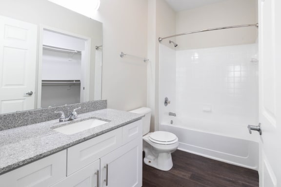 Bright Bathroom at Steeplechase at Shiloh Crossing, Avon, IN, 46123