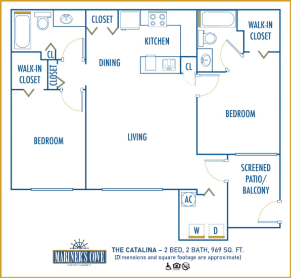 Floor Plans of Mariners Cove in Tampa, FL