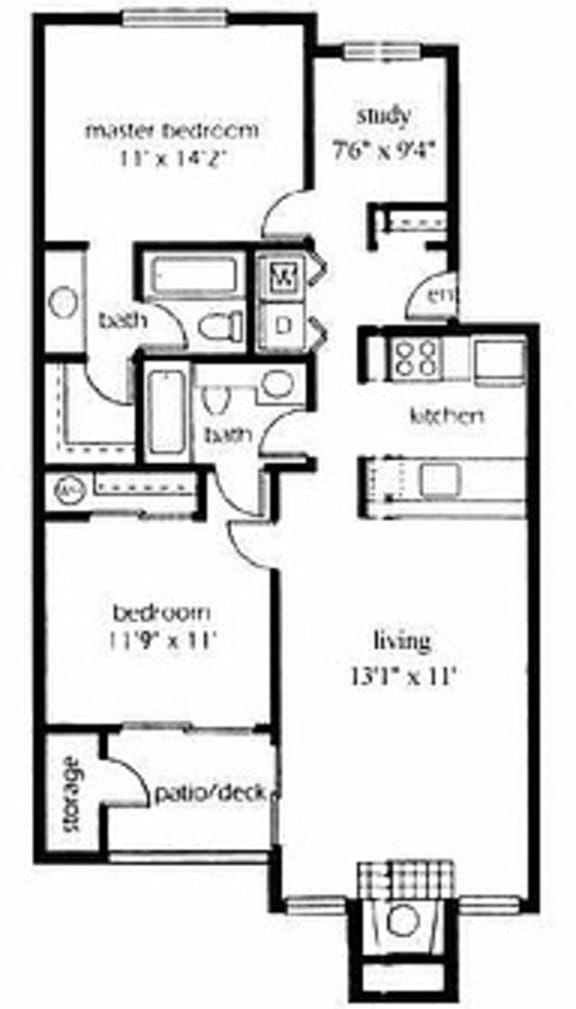 Floor Plans of Berkeley Heights Apartments in Kent, WA