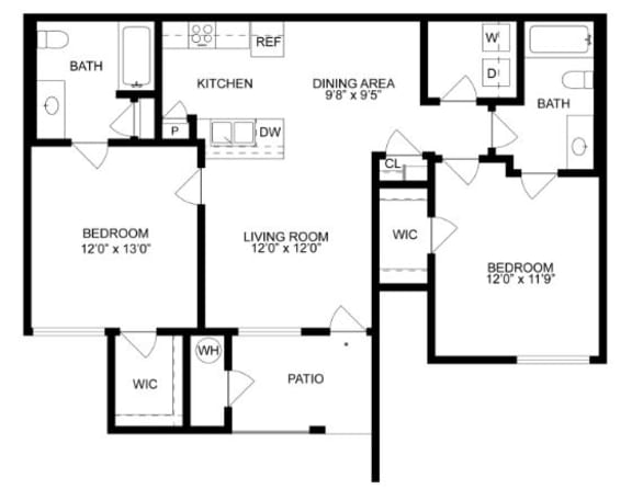 Floor Plans of Dream Apartments in Henderson, NV