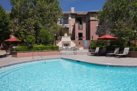 Resort Style Swimming Pool, Spa and Cabanas
