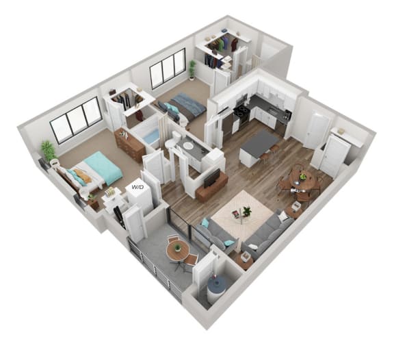 Floor Plans of Enova in Commerce City, CO