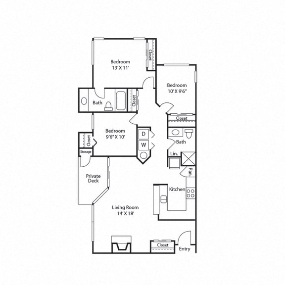 1, 2 & 3 Bedroom Apartments in Kirkland, WA Heronfield Apartments