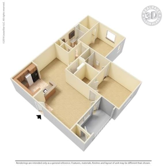Floor Plans of Sugar Mill in Addis, LA