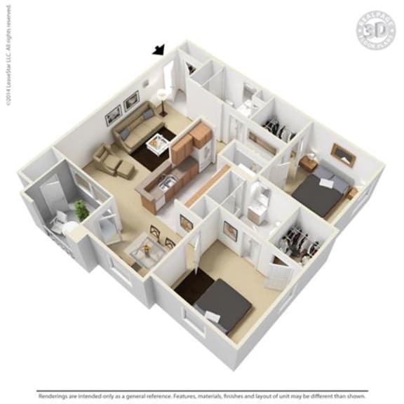 Floor Plans of Sugar Mill in Addis, LA