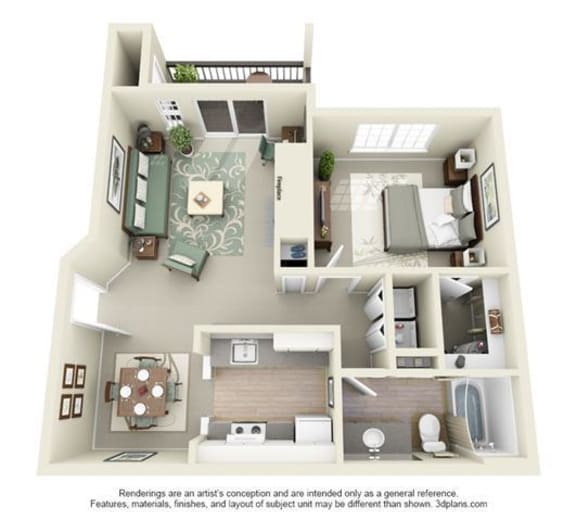 1, 2 & 3Bedroom Apartments in Beaverton, OR Cedar Crest