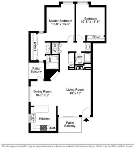 Floor Plans of Meadow Creek in Tigard, OR