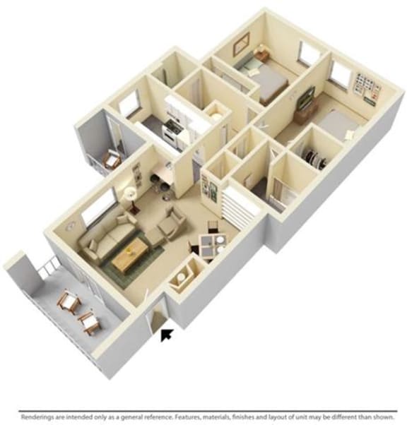 Floor Plans of Meadow Creek in Tigard, OR