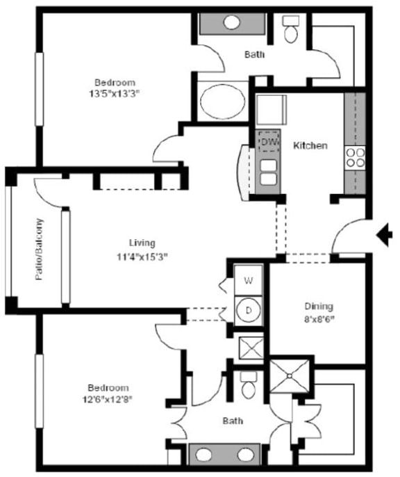 Floor plans of metropolitan in north little rock ar