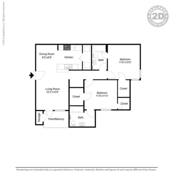 Floor Plans of Vistas of Vance Jackson Apartments in San Antonio, TX